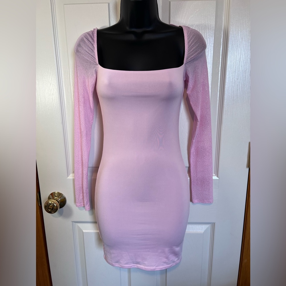 Lucy in the Sky Pink Long Sleeve Dress